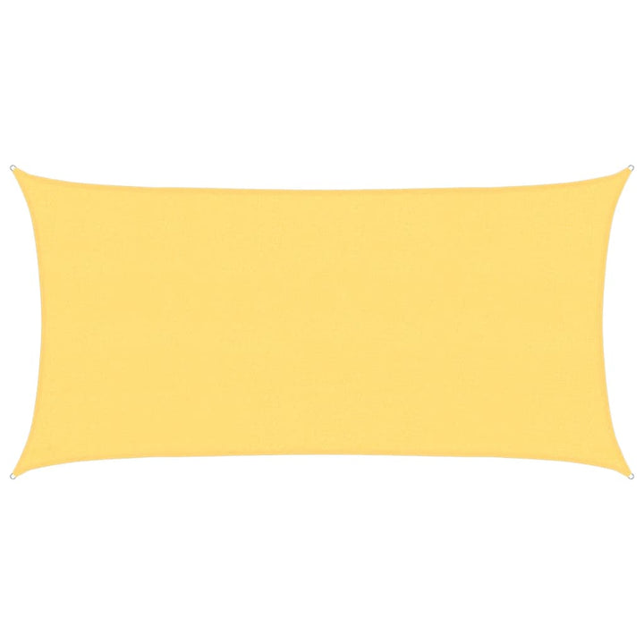 solsejl 2,5x4,5 m 160 g/m² HDPE beige