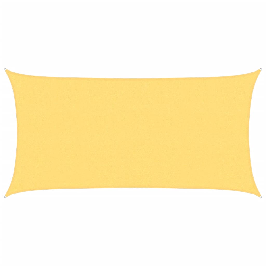 solsejl 2,5x5 m 160 g/m² HDPE beige