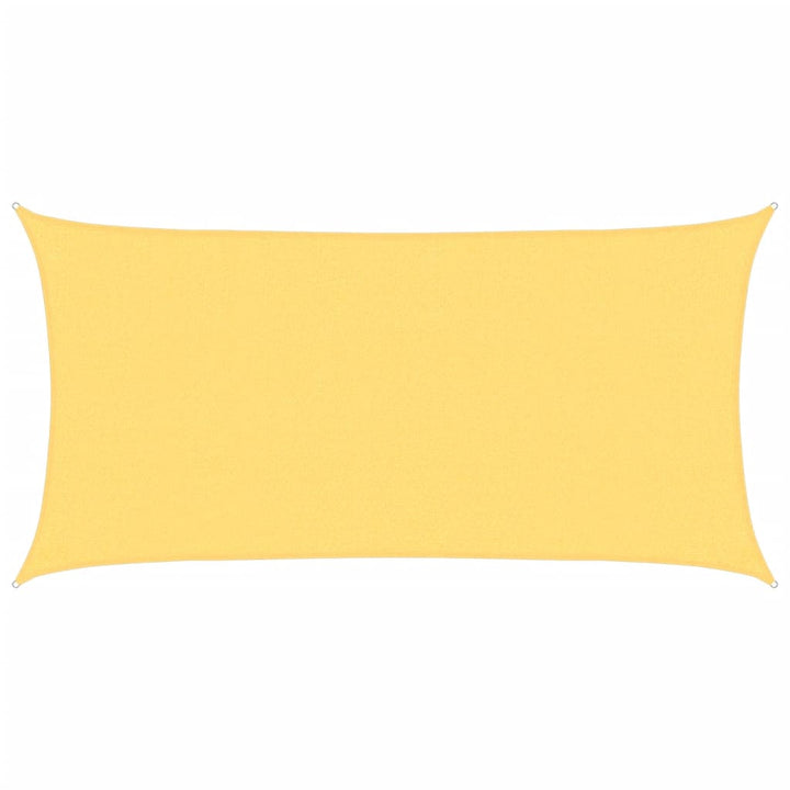 solsejl 2,5x5 m 160 g/m² HDPE beige