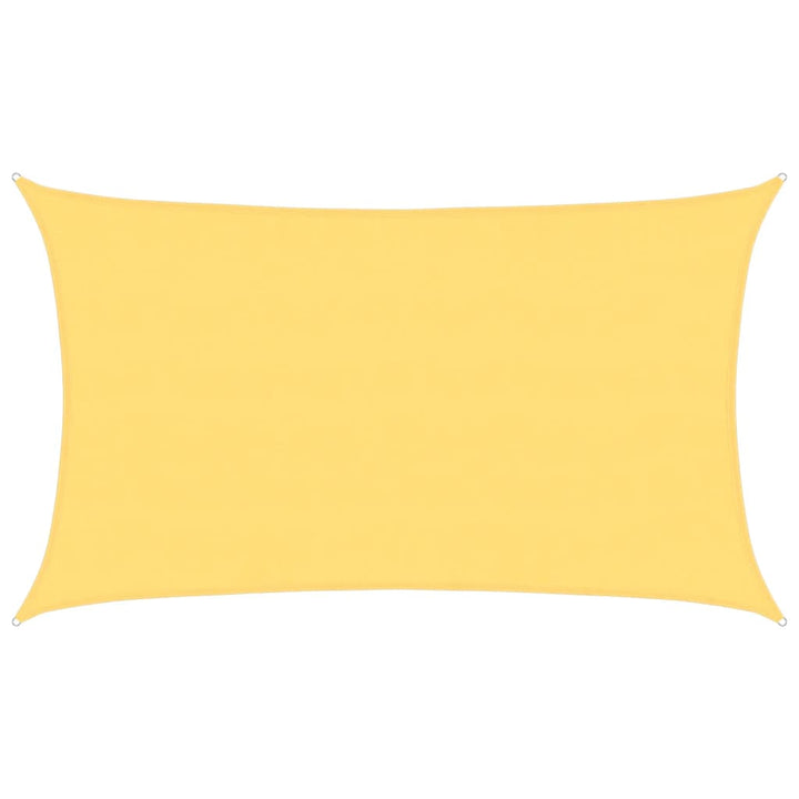 solsejl 160 g/m² 5x8 m HDPE beige