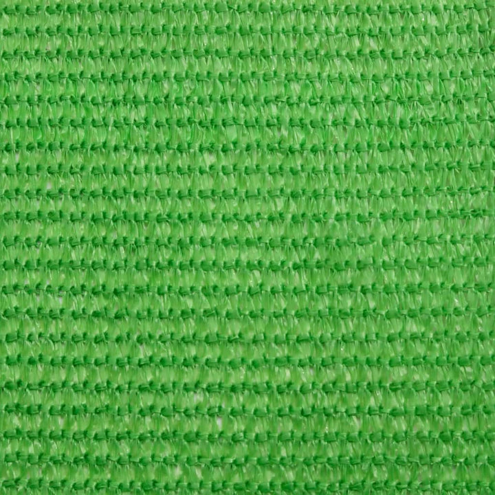 solsejl 5x5 m 160 g/m² HDPE lysegrøn