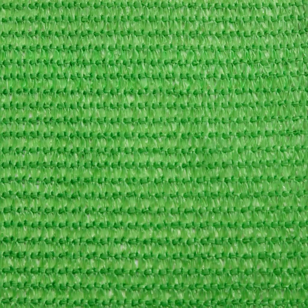 solsejl 3x4,5 m 160 g/m² HDPE lysegrøn