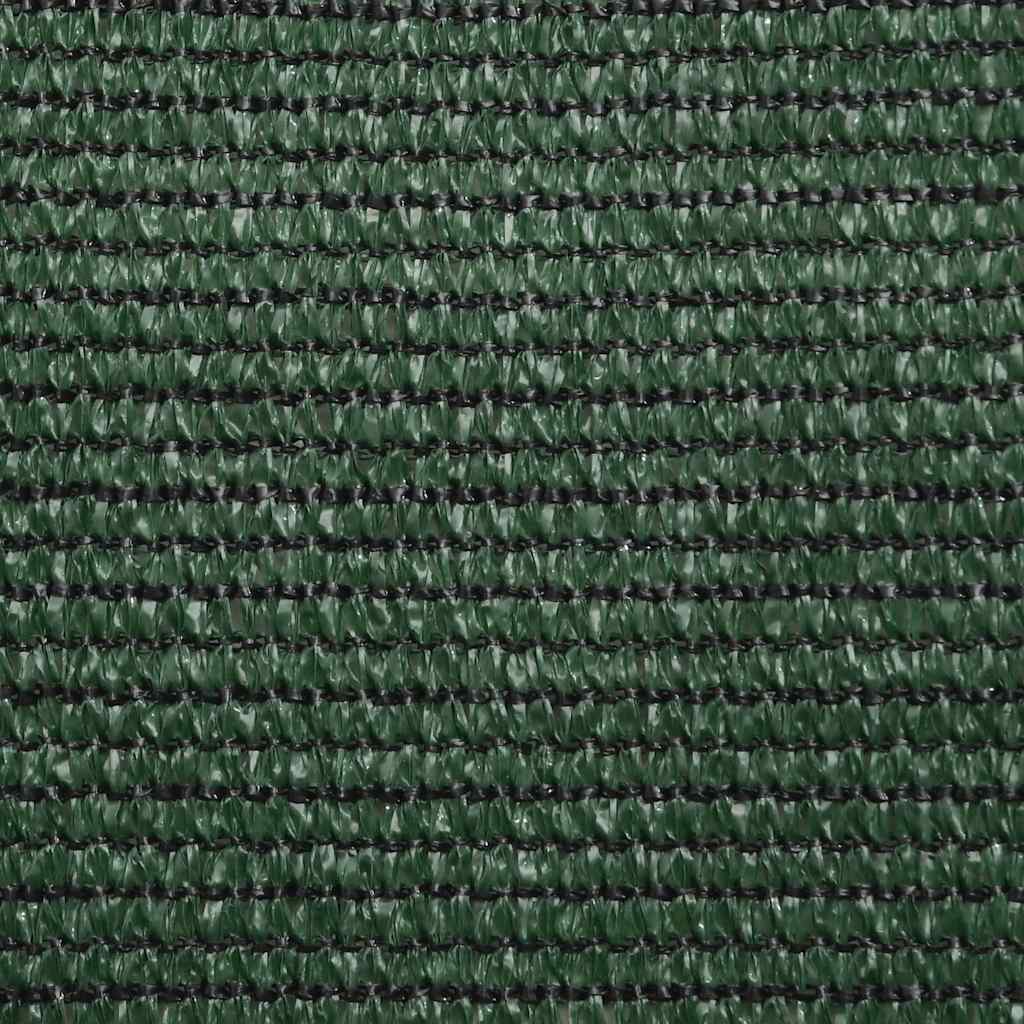 solsejl 3x4,5 m 160 g/m² HDPE mørkegrøn