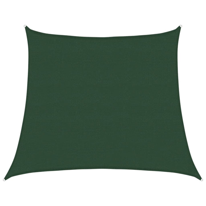 solsejl 4/5x4 m 160 g/m² HDPE mørkegrøn