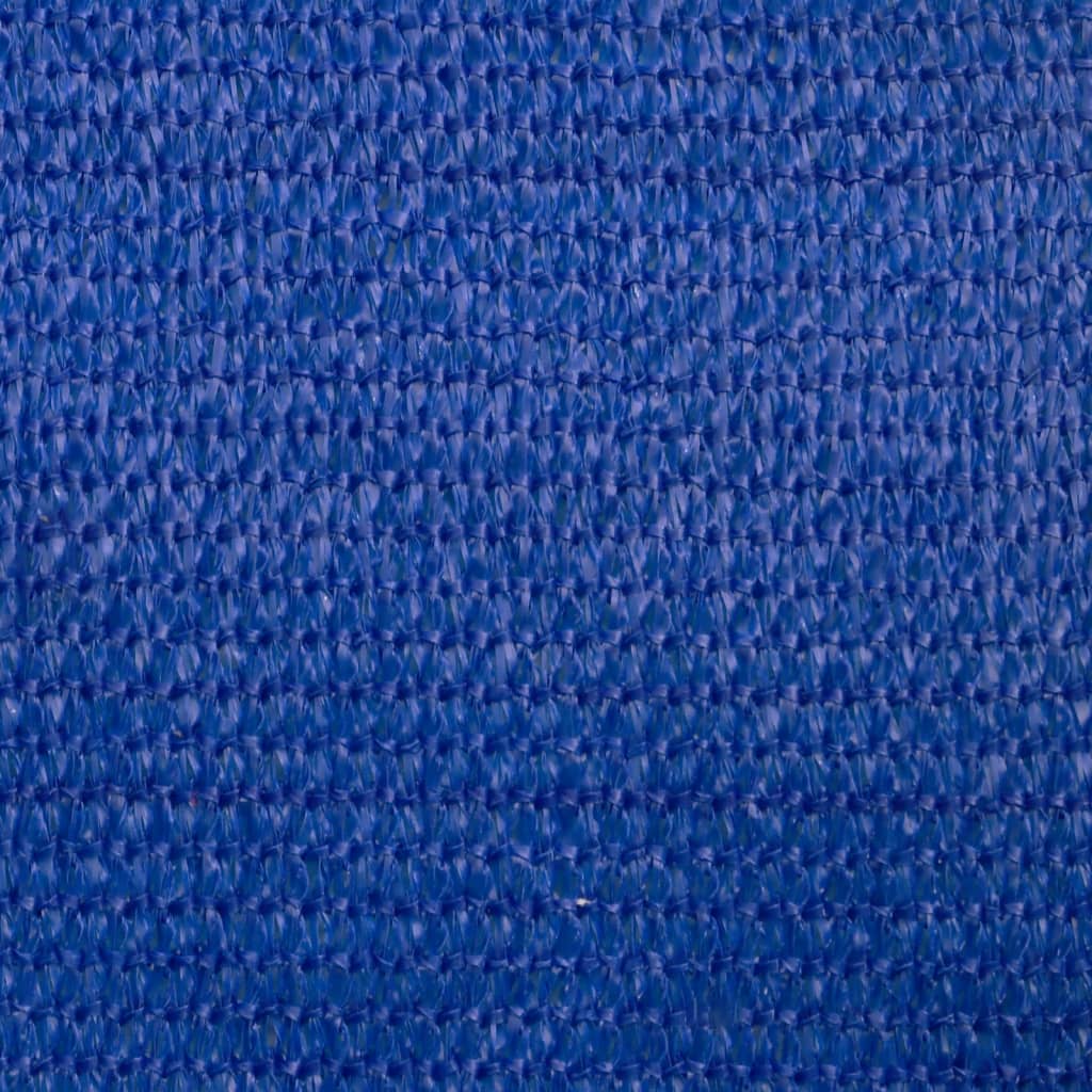 solsejl 2,5x3,5 m 160 g/m² HDPE blå