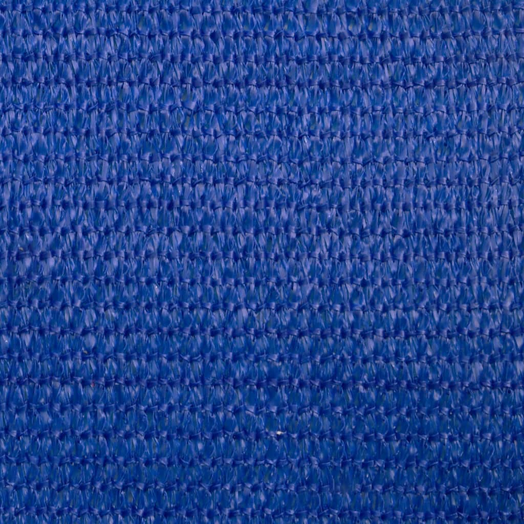 solsejl 4x5 m 160 g/m² HDPE rektangulær blå