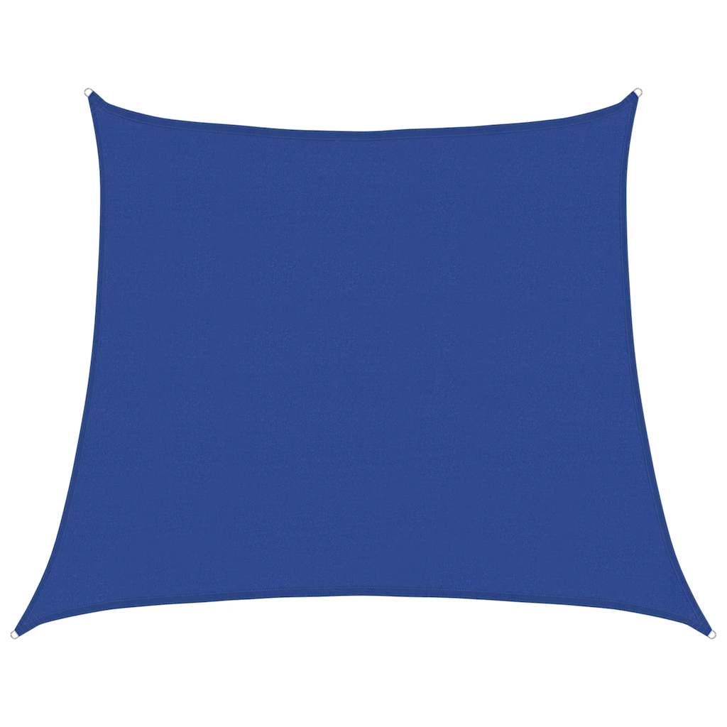 solsejl 4/5x4 m 160 g/m² trapezformet HDPE blå
