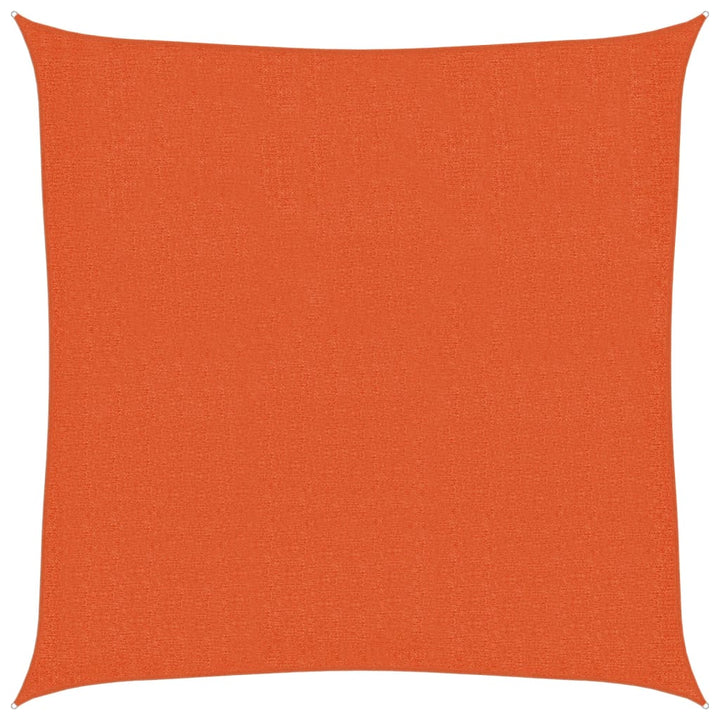 solsejl 3x3 m 160 g/m² HDPE orange