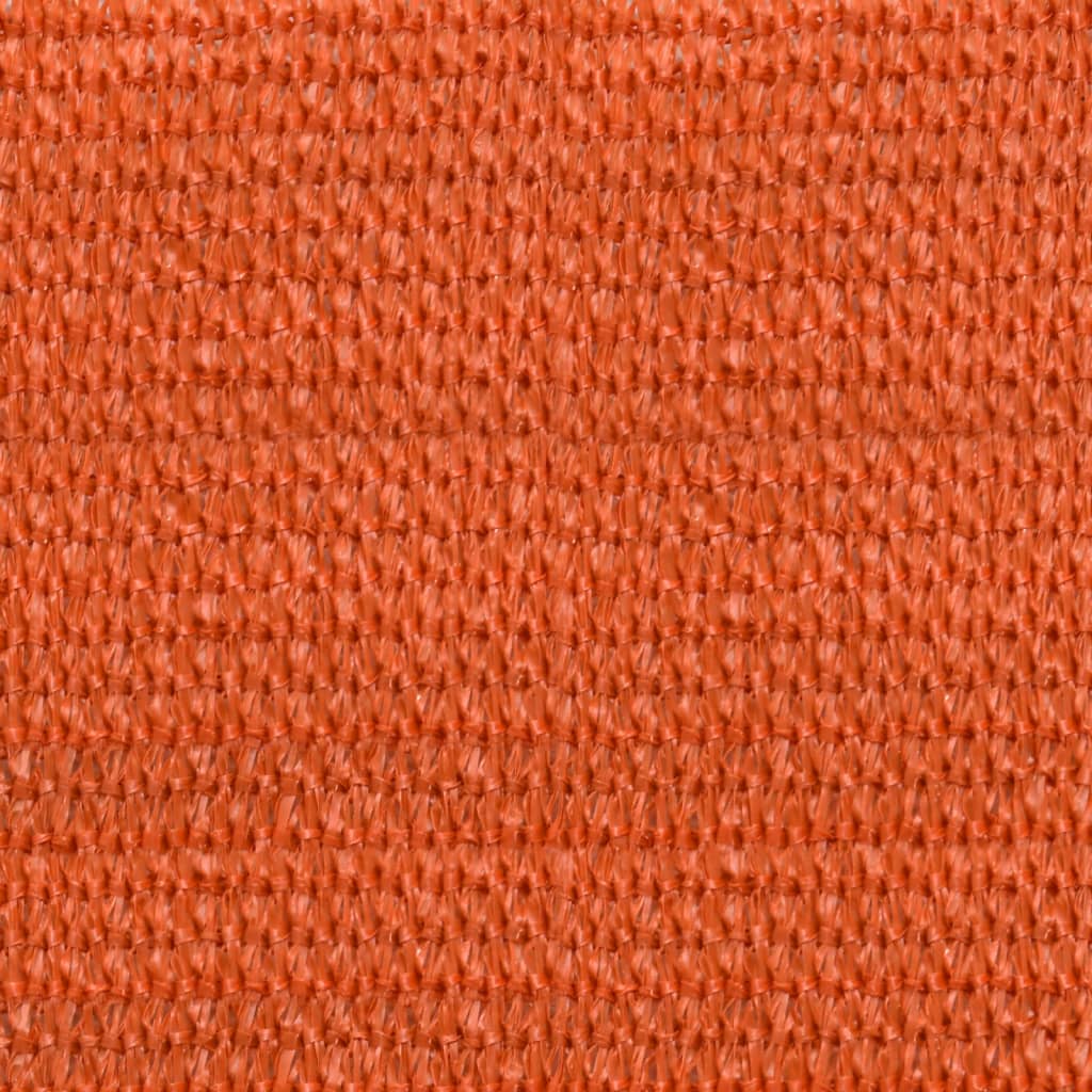 solsejl 2x2,5 m 160 g/m² HDPE orange