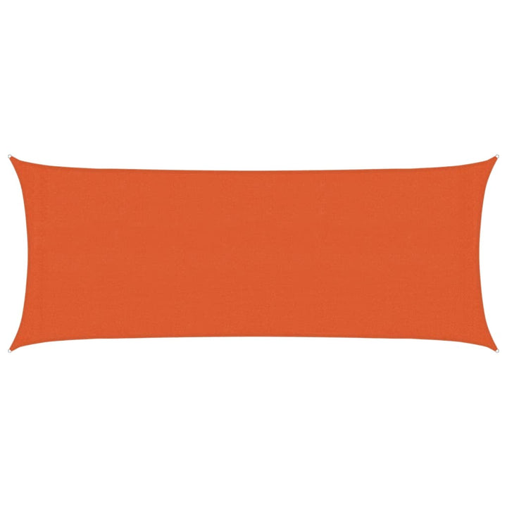 solsejl 2x4,5 m 160 g/m² HDPE orange