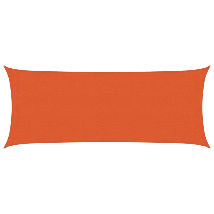 solsejl 2x5 m 160 g/m² HDPE orange