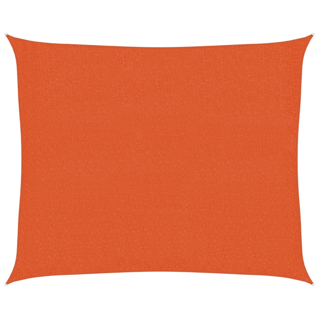 solsejl 2,5x3 m 160 g/m² HDPE orange