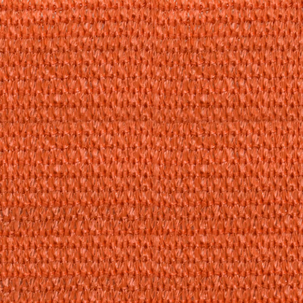 solsejl 2,5x3,5 m 160 g/m² HDPE orange