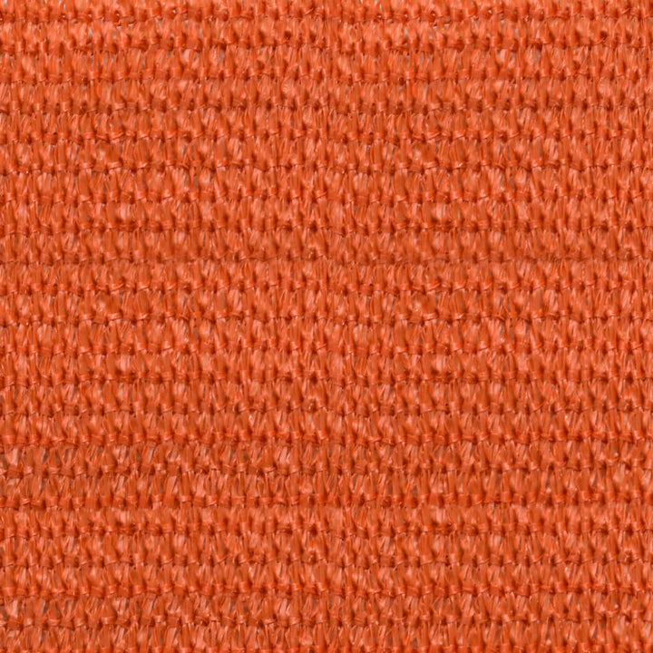 solsejl 3x6 m 160 g/m² HDPE rektangulær orange