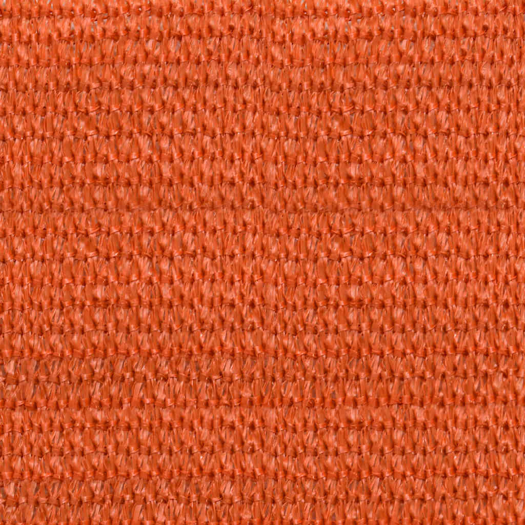 solsejl 4x5 m 160 g/m² HDPE rektangulær orange
