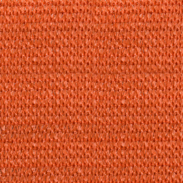 solsejl 4x5 m 160 g/m² HDPE rektangulær orange