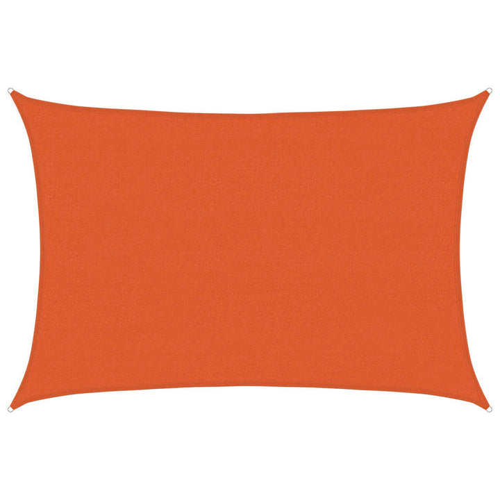 solsejl 4x6 m 160 g/m² HDPE orange