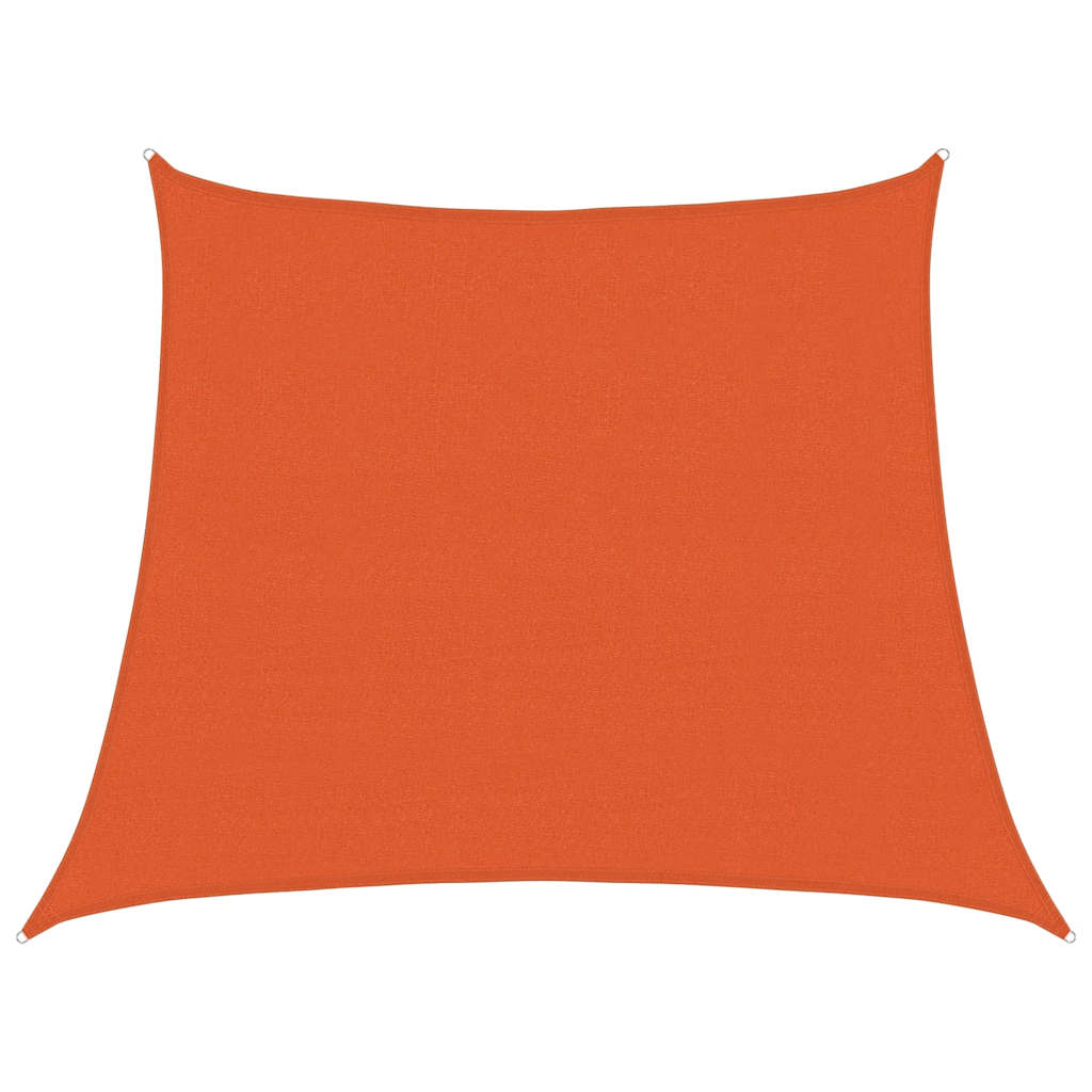 solsejl 3/4x3 m 160 g/m² trapezformet HDPE orange