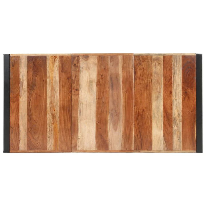 spisebord 160x80x75 cm massivt træ