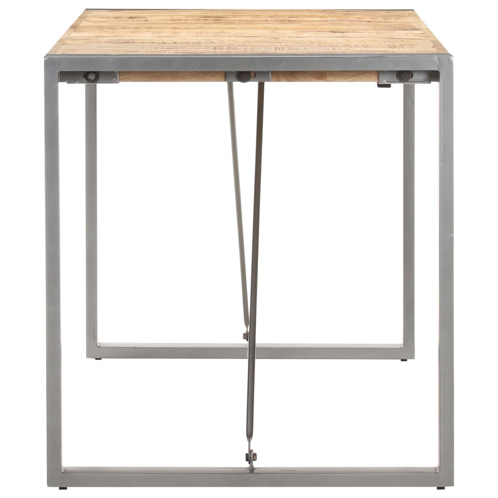 spisebord 140x70x75 cm massivt ru mangotræ