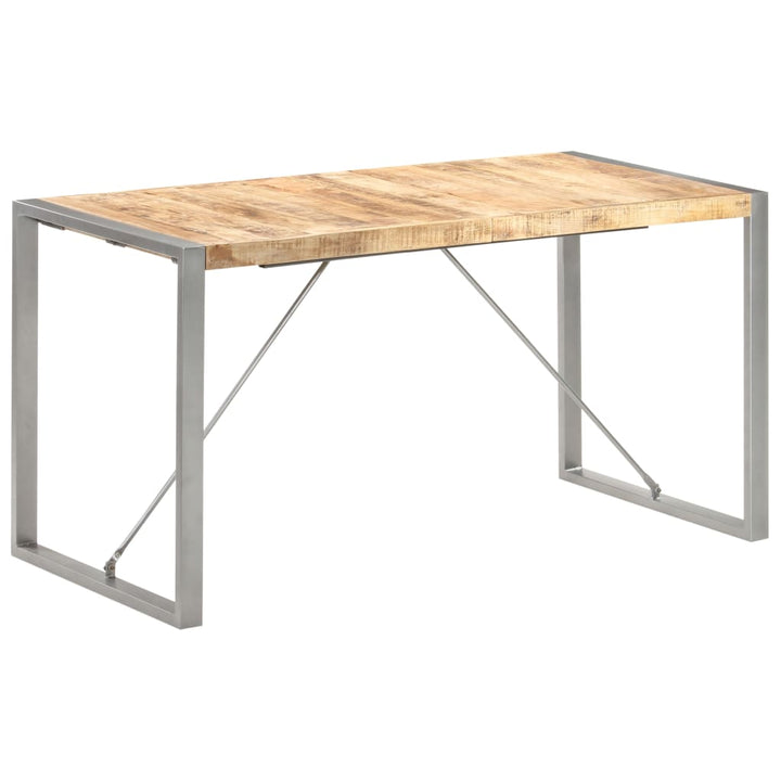 spisebord 140x70x75 cm massivt ru mangotræ