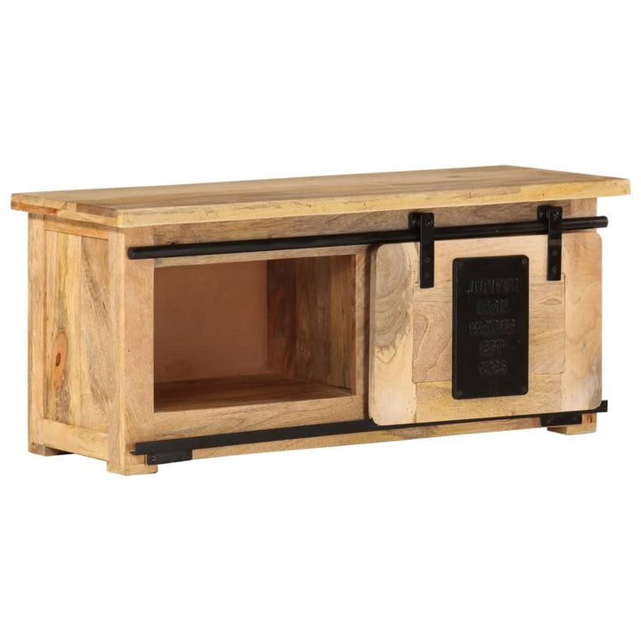tv-skab 90x35x40 cm massivt mangotræ