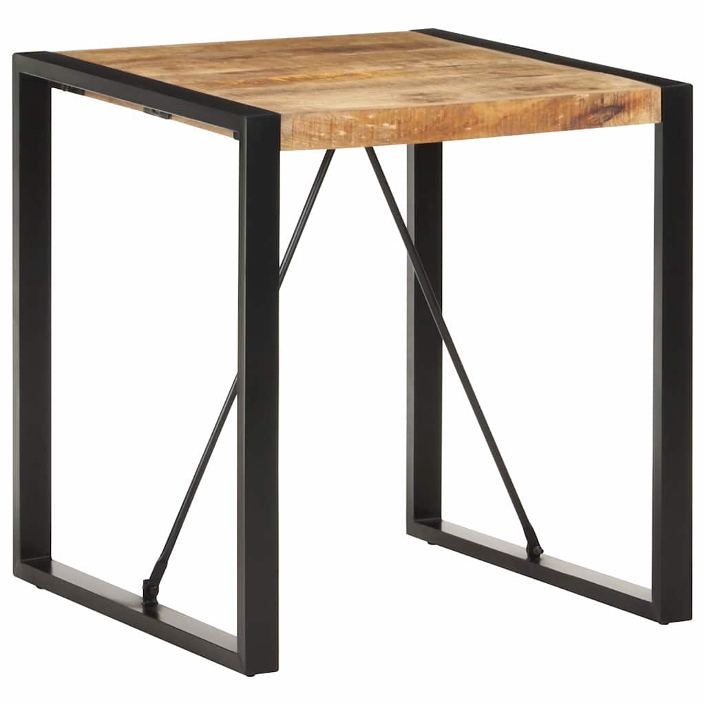 spisebord 70x70x75 cm massivt ru mangotræ