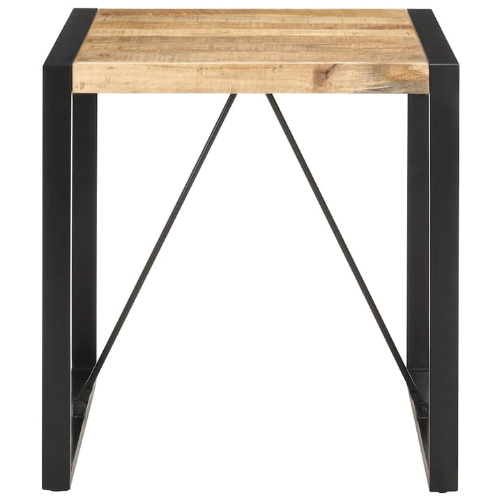 spisebord 70x70x75 cm massivt ru mangotræ