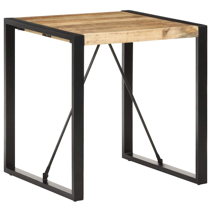 spisebord 70x70x75 cm massivt ru mangotræ