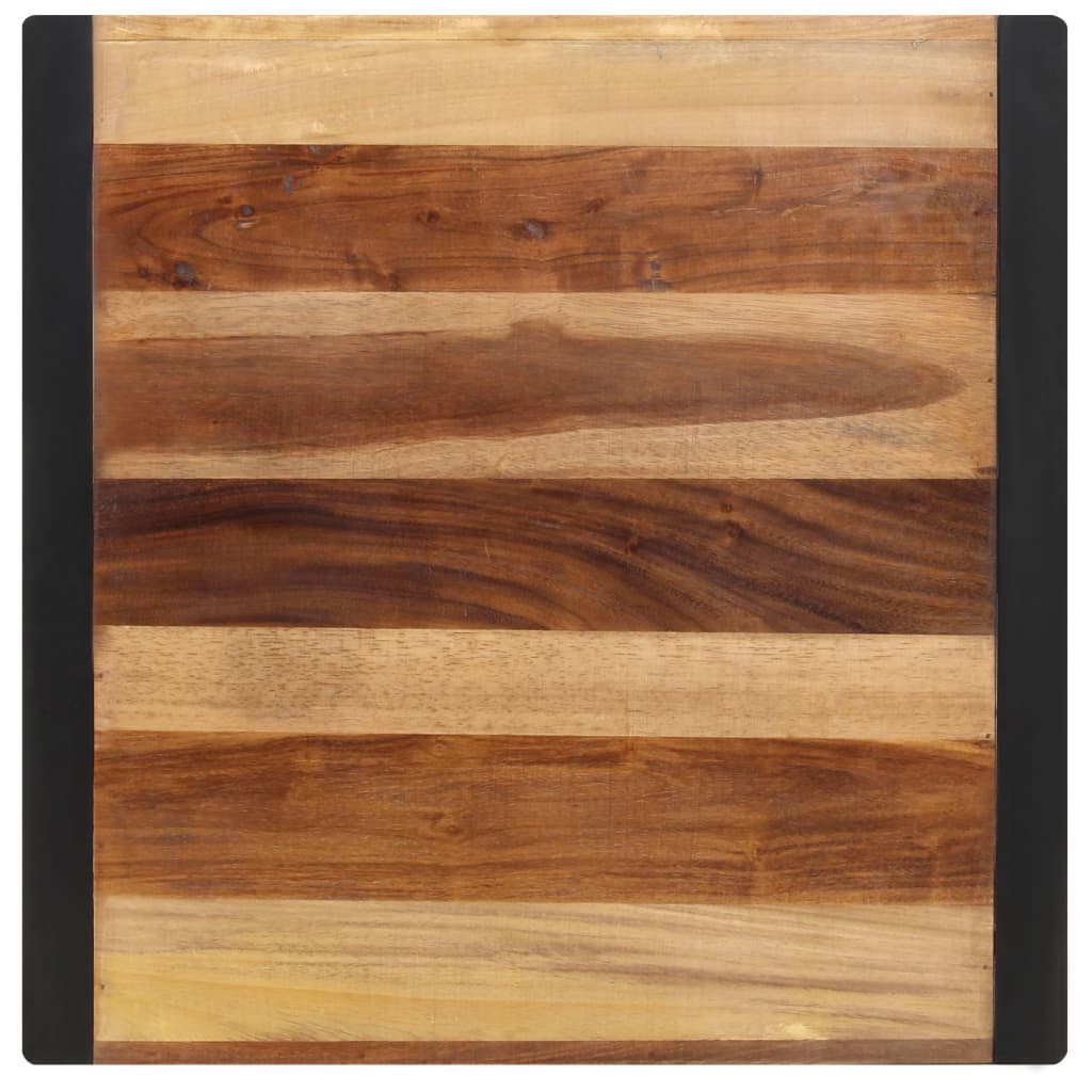 spisebord 70x70x75 cm massivt akacietræ