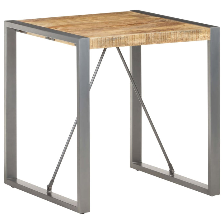 spisebord 70x70x75 cm massivt ru mangotræ