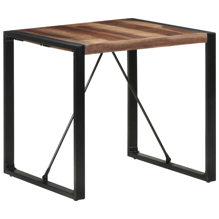 spisebord 80x80x75 cm massivt træ