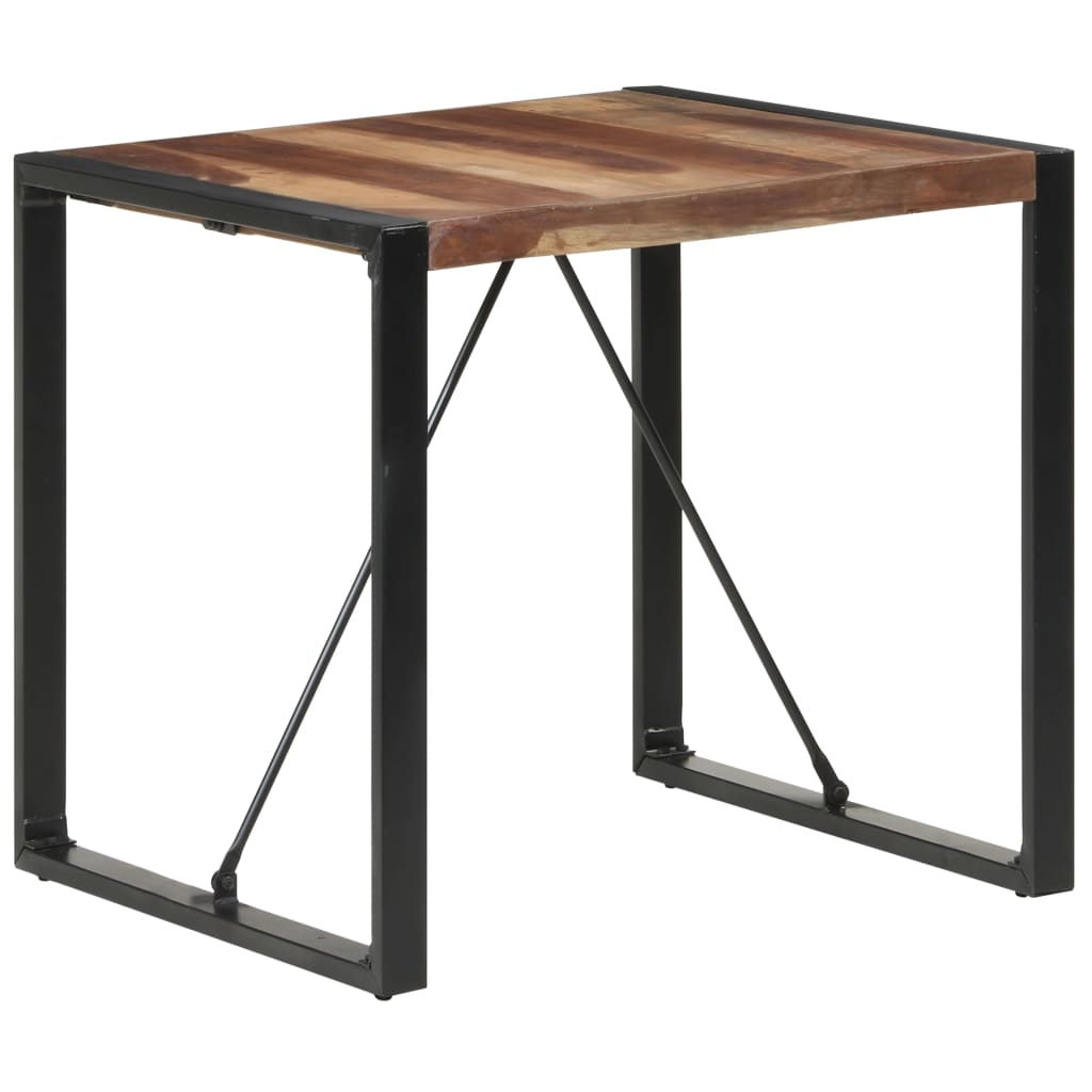 spisebord 80x80x75 cm massivt træ