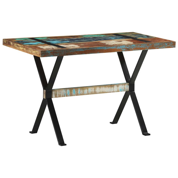 spisebord 120x60x76 cm massivt genbrugstræ
