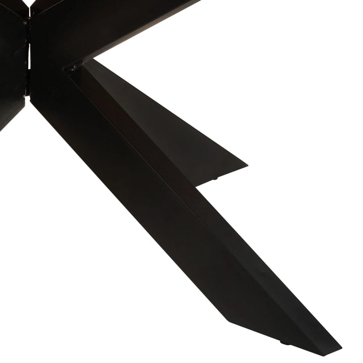 spisebord 175x75 cm rundt massivt genbrugstræ