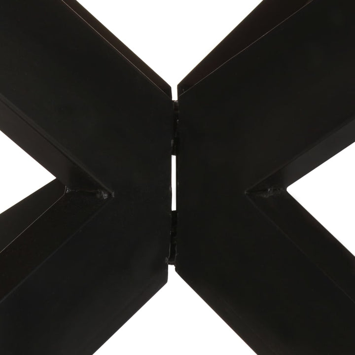 spisebord 175x75 cm rundt massivt genbrugstræ