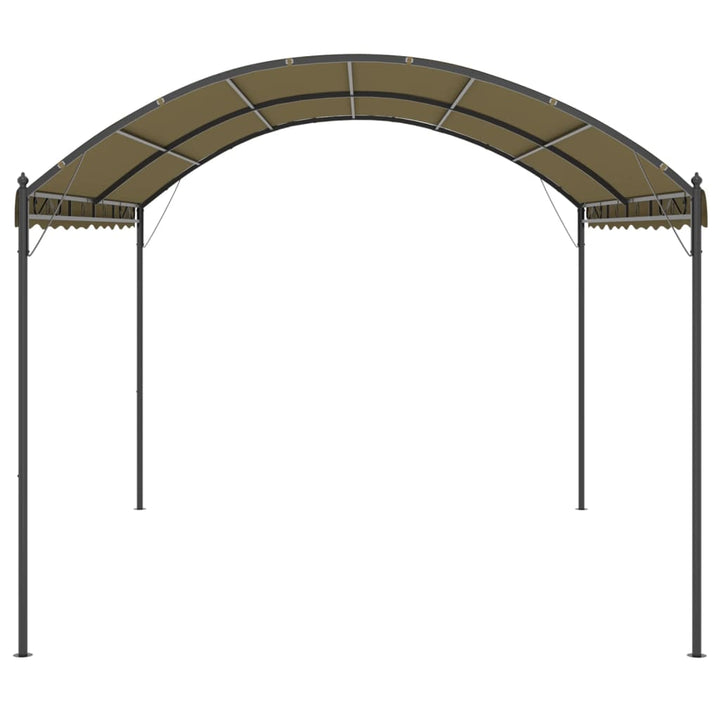 pavillon 4x3x2,6 m 180 g/m² gråbrun