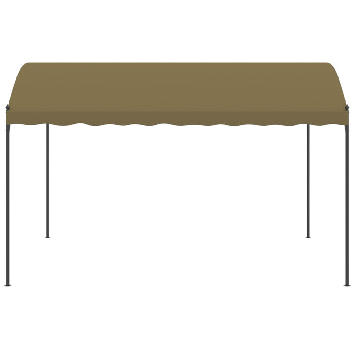 pavillon 4x3x2,6 m 180 g/m² gråbrun