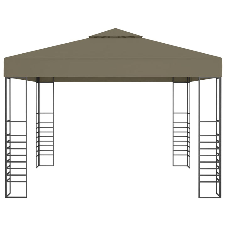 havetelt 3x3 m 180 g/m² gråbrun