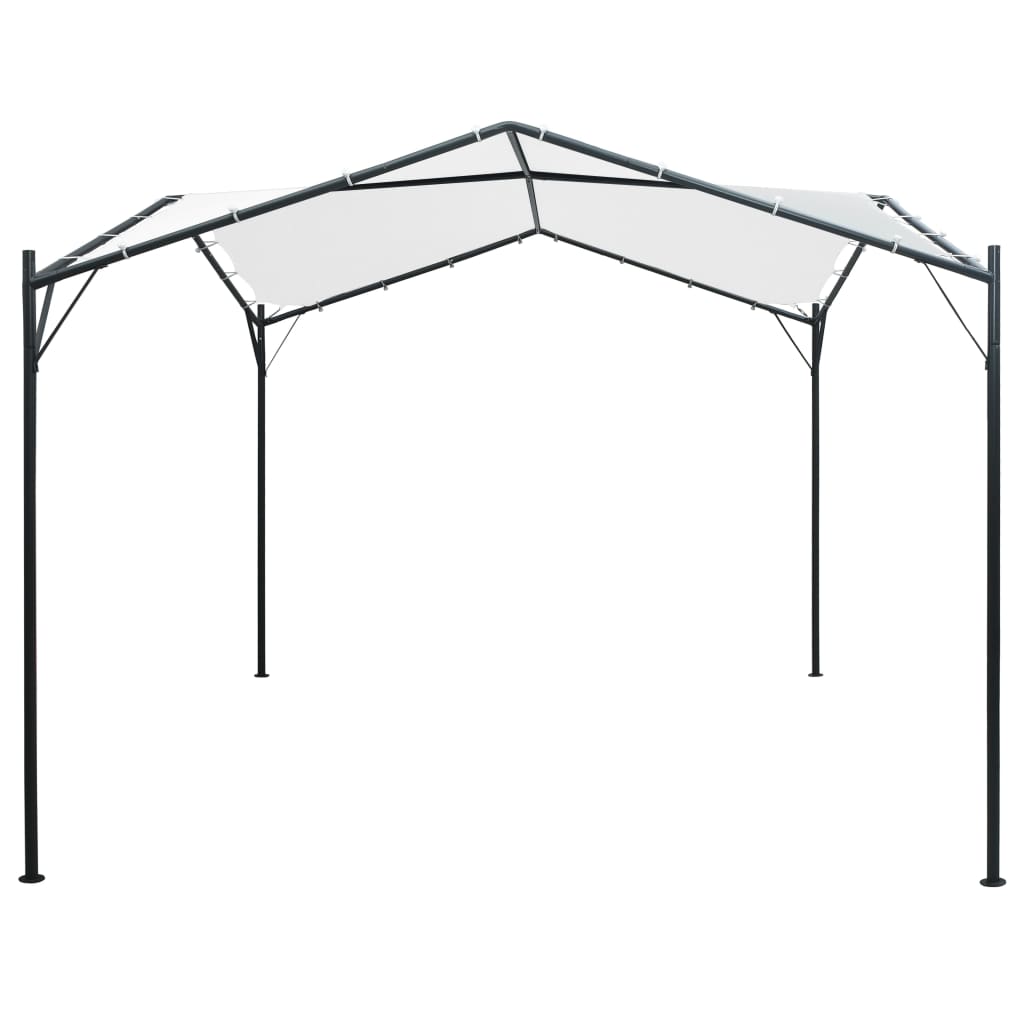 havepavillon 3x3x2,6 m 180 g/m² hvid