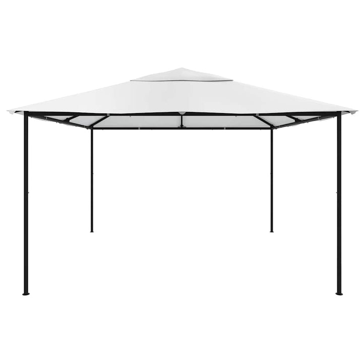 havepavillon 4x4x3 m 180 g/m² hvid