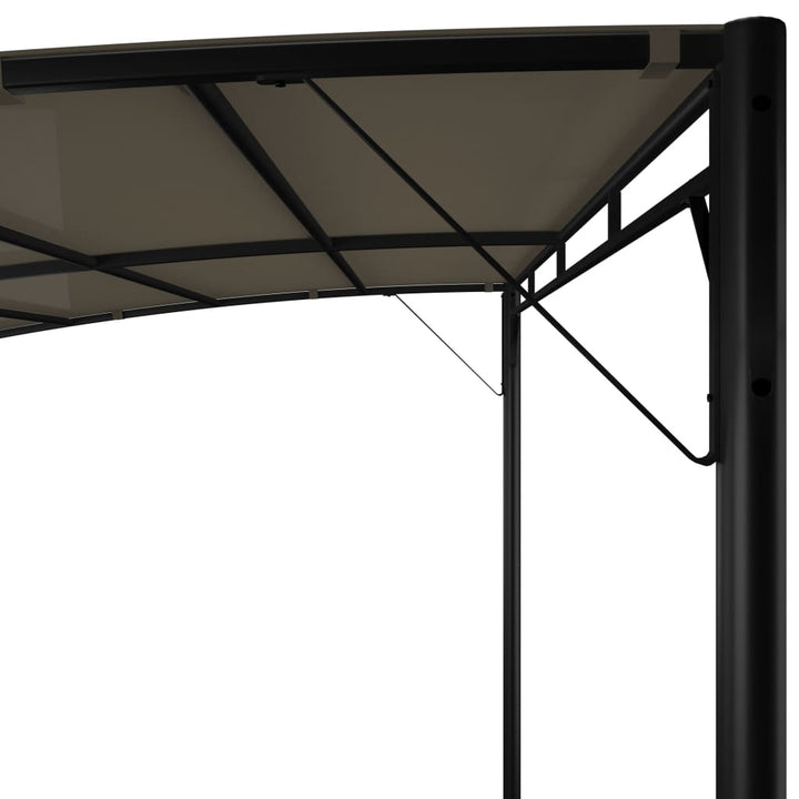 havemarkise 3x3x2,55 m gråbrun