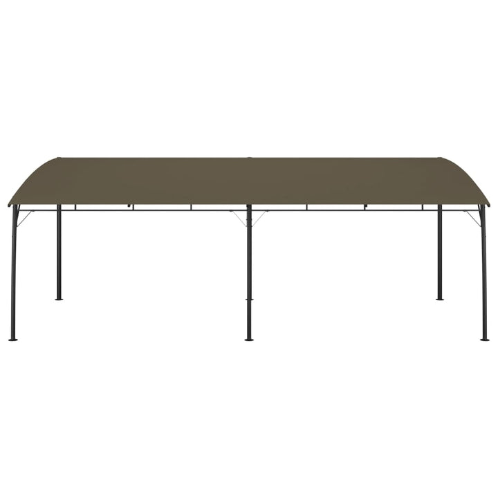 havemarkise 6x3x2,55 m gråbrun