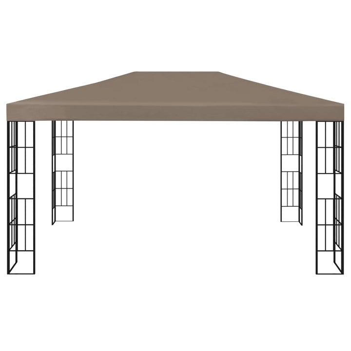 pavillon 4x3 m gråbrun