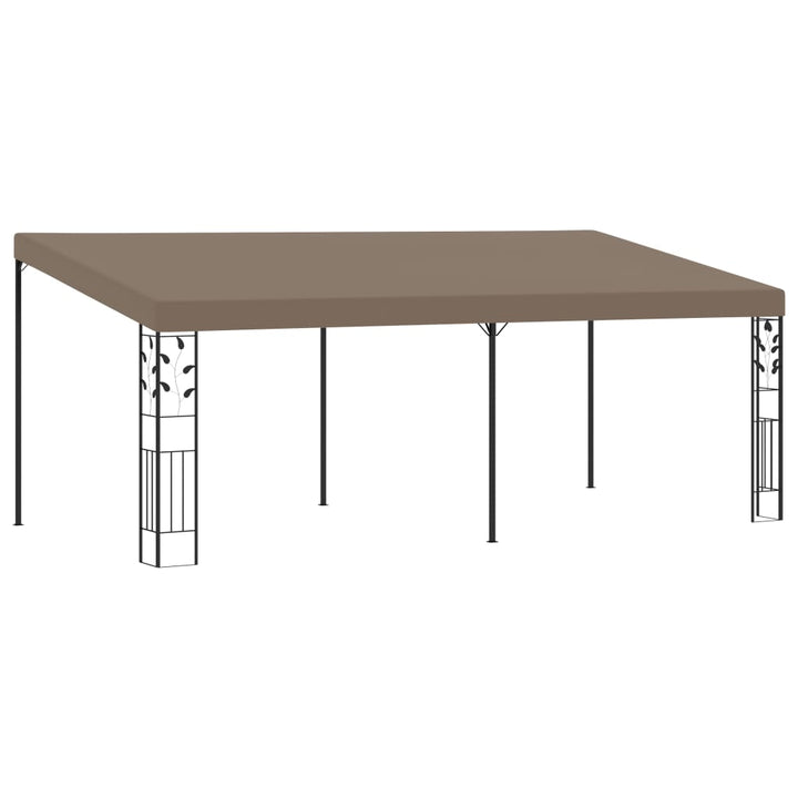 vægmonteret pavillon 6x3x2,5 m gråbrun