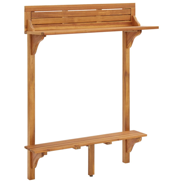 altanbord 90x37x122,5 cm massivt akacietræ