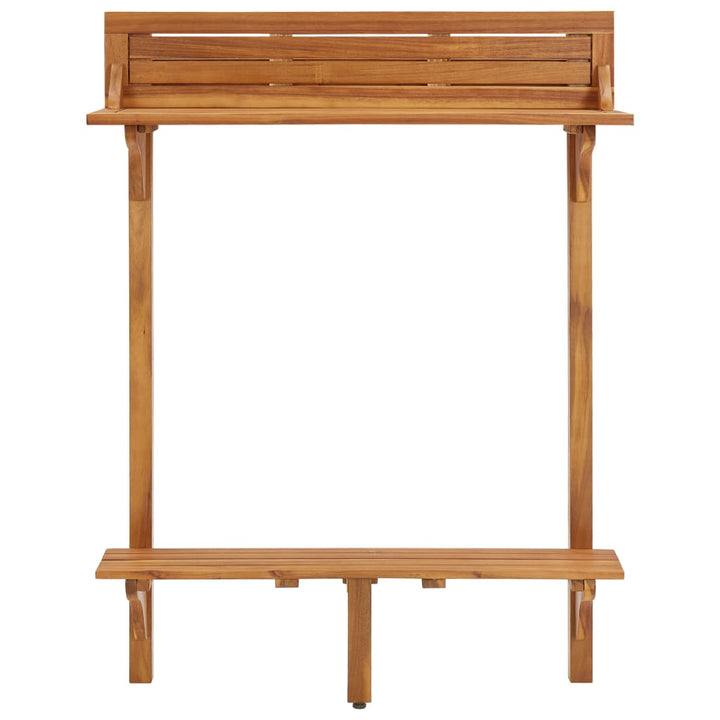 altanbord 90x37x122,5 cm massivt akacietræ