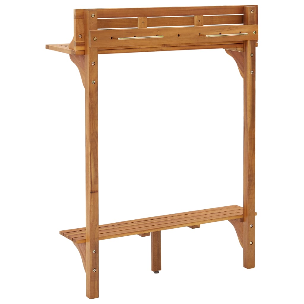 altanbord 90x37x122,5 cm massivt akacietræ