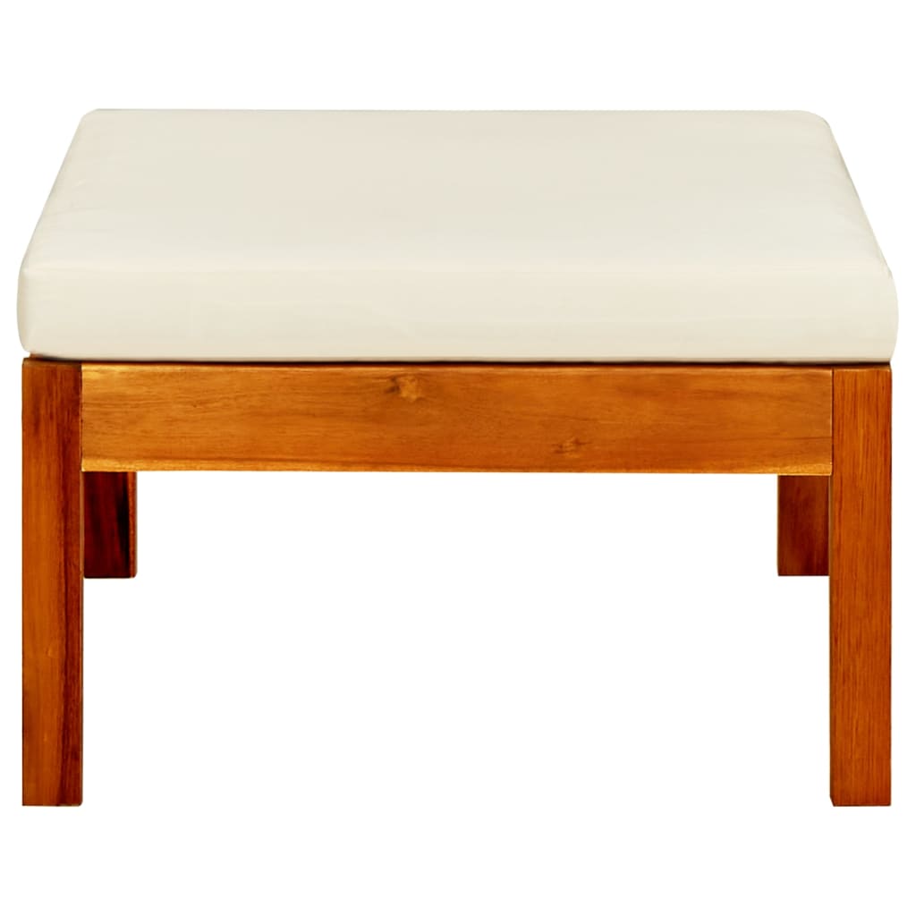 fodskamler til haven 2 stk. massivt akacietræ