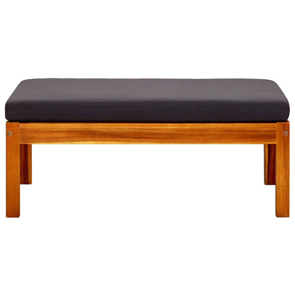 fodskamler til haven 2 stk. massivt akacietræ